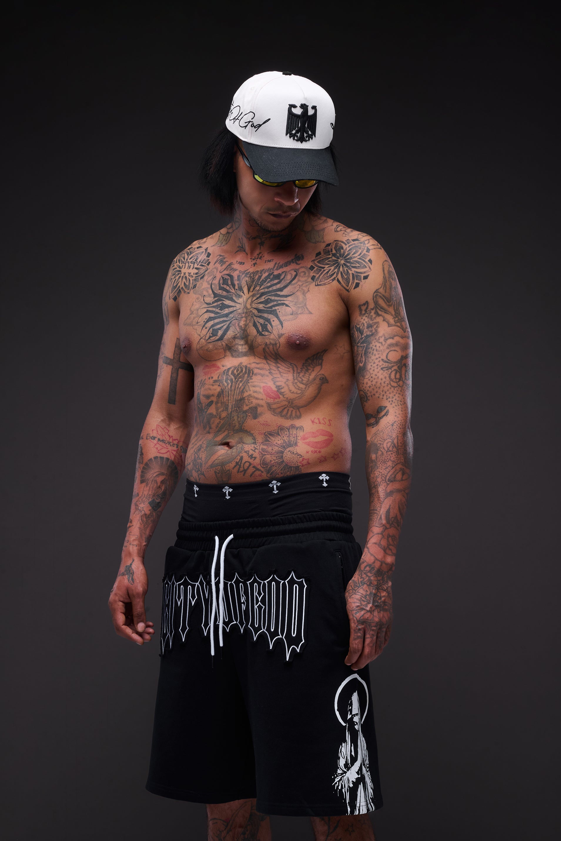 Heavens COG Black Shorts
