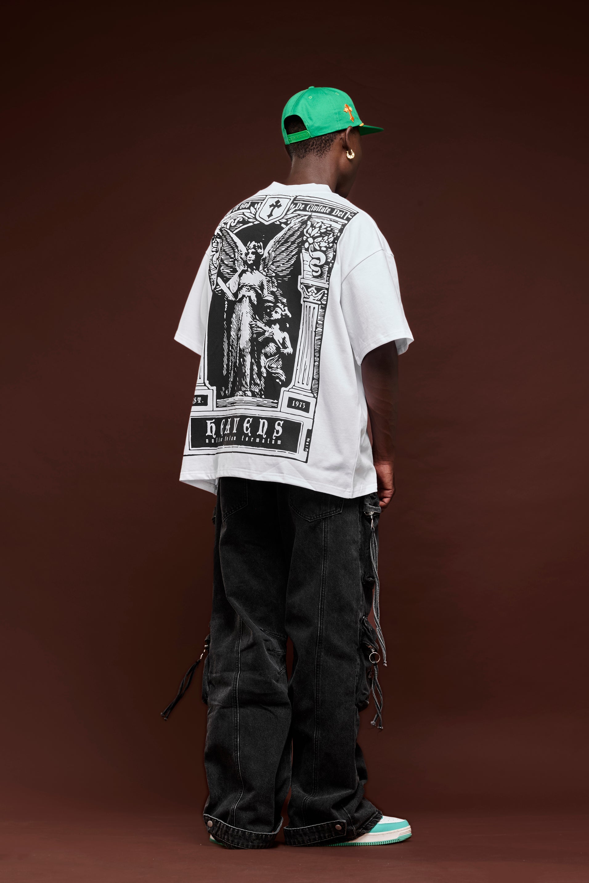 Heavens COG Postal Stamp White Tee