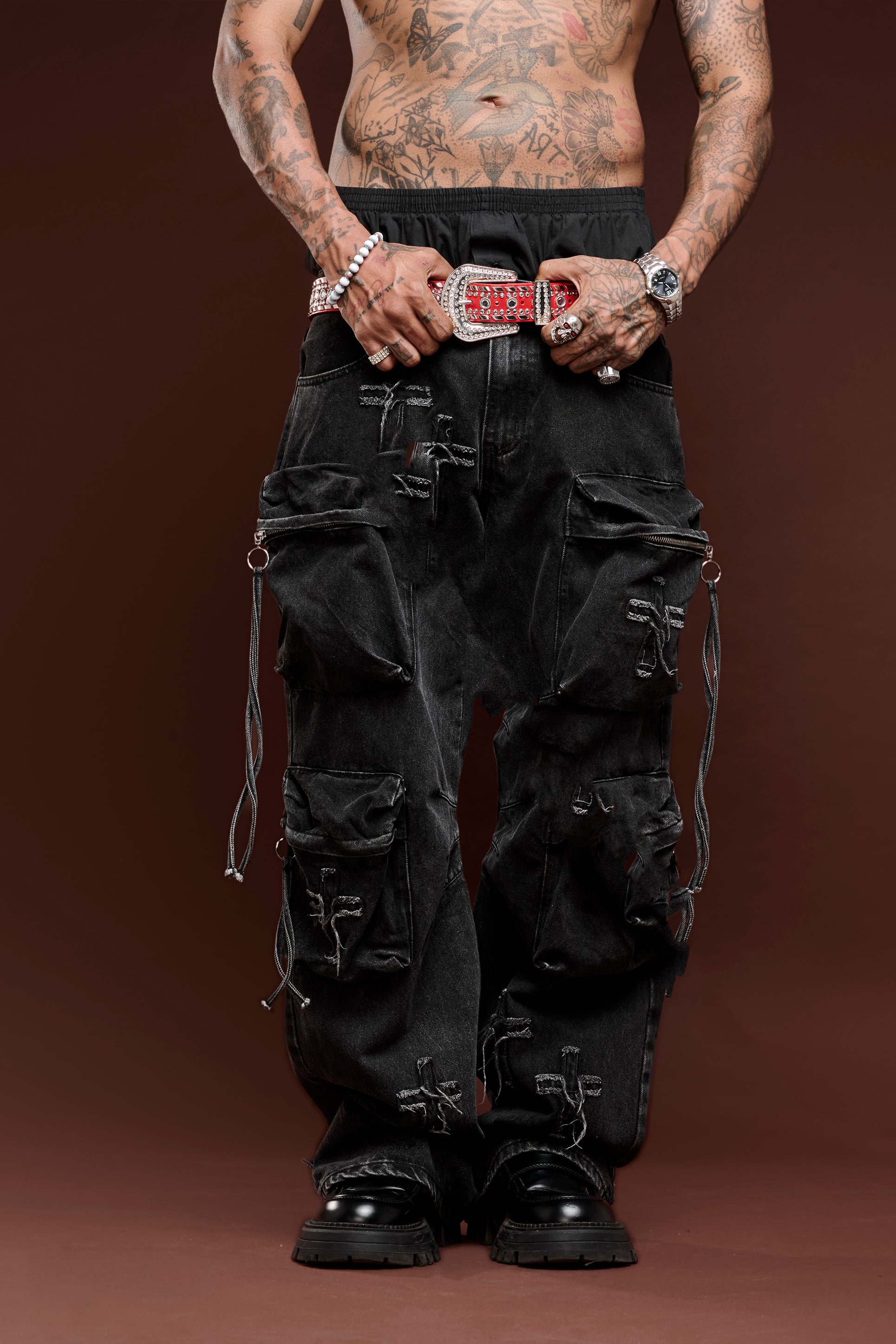 Heavens COG Black Stone Washed Denim