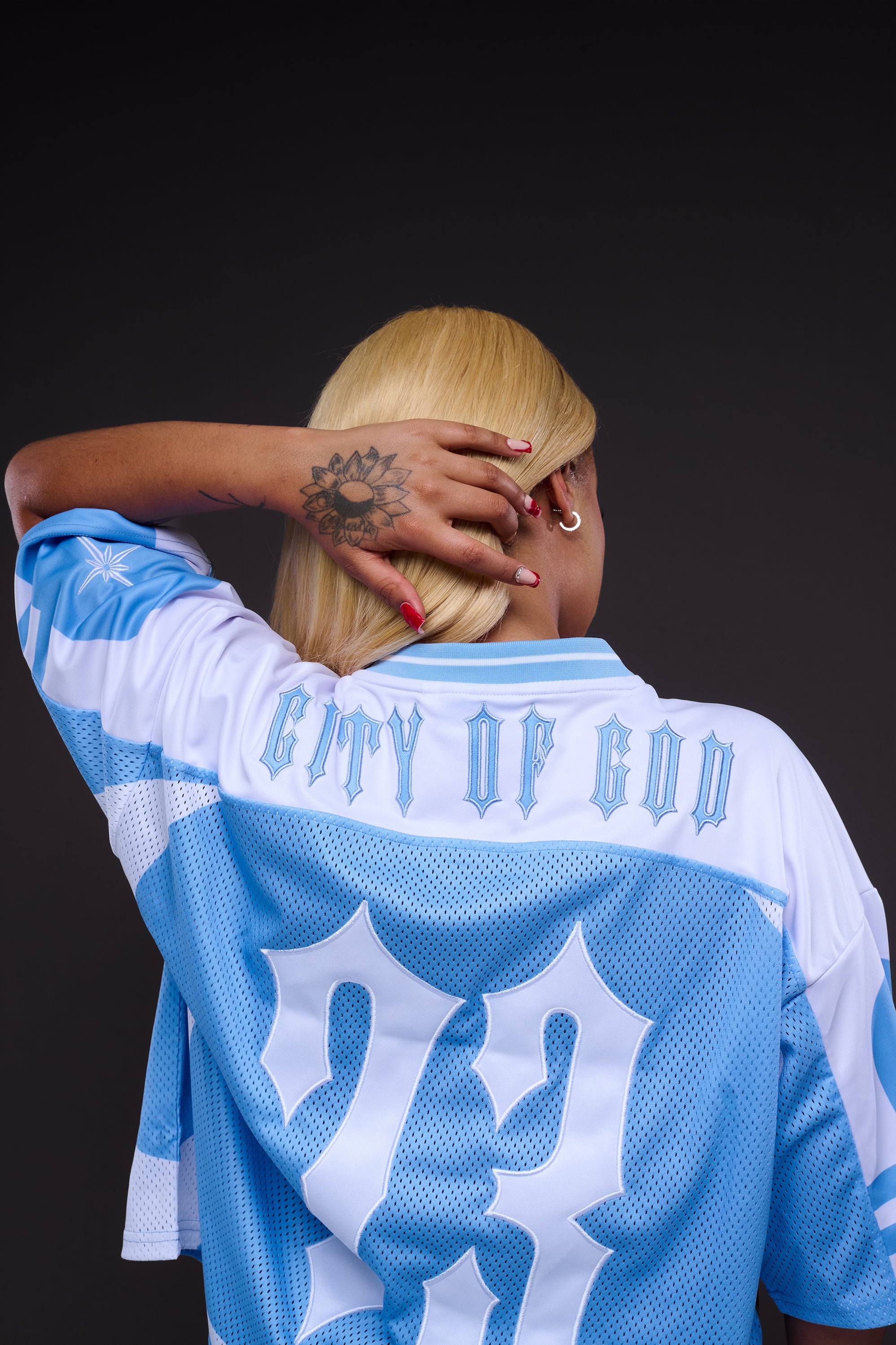 Heavens COG Blue Football Jersey