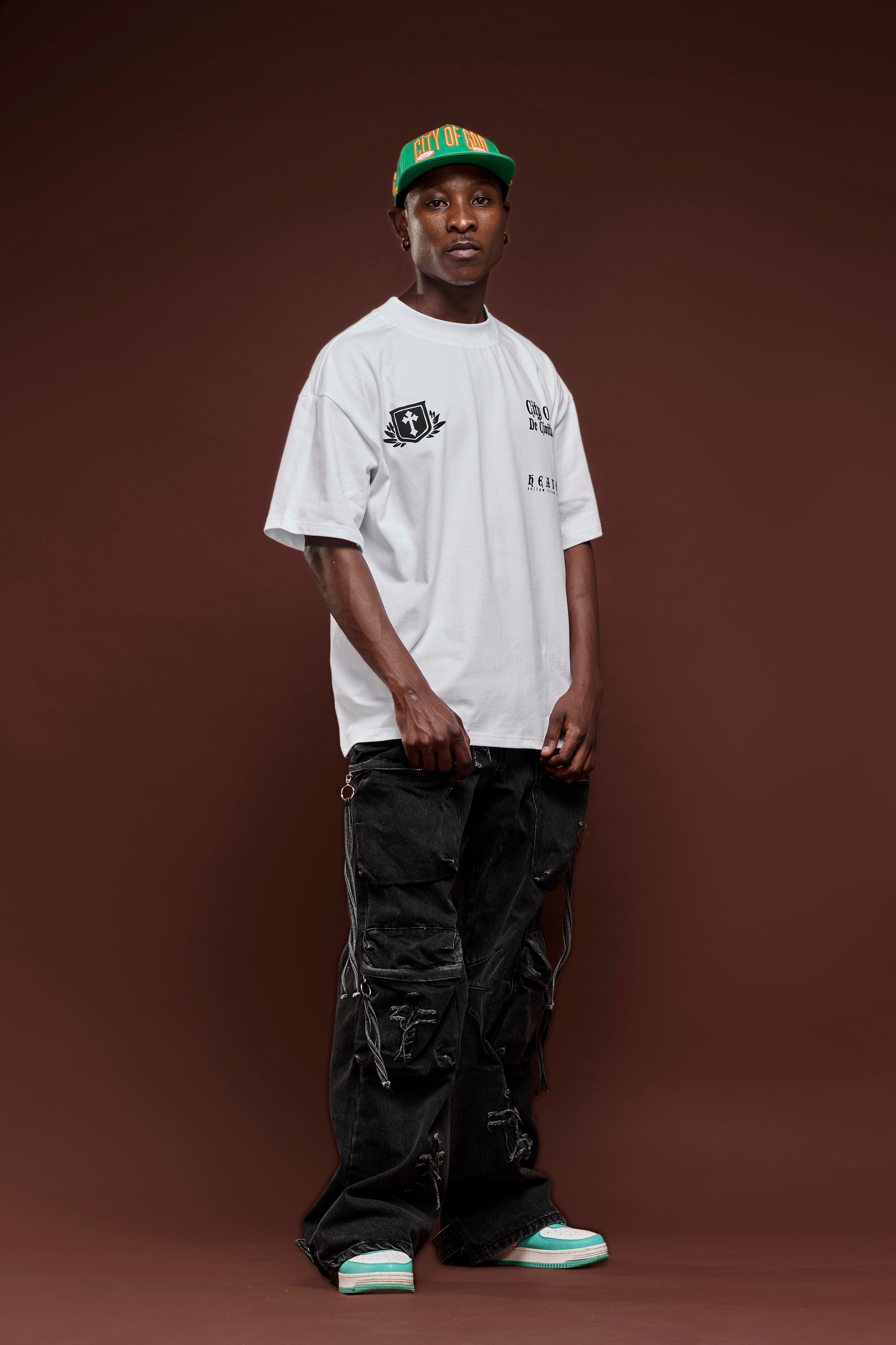 Heavens COG Postal Stamp White Tee