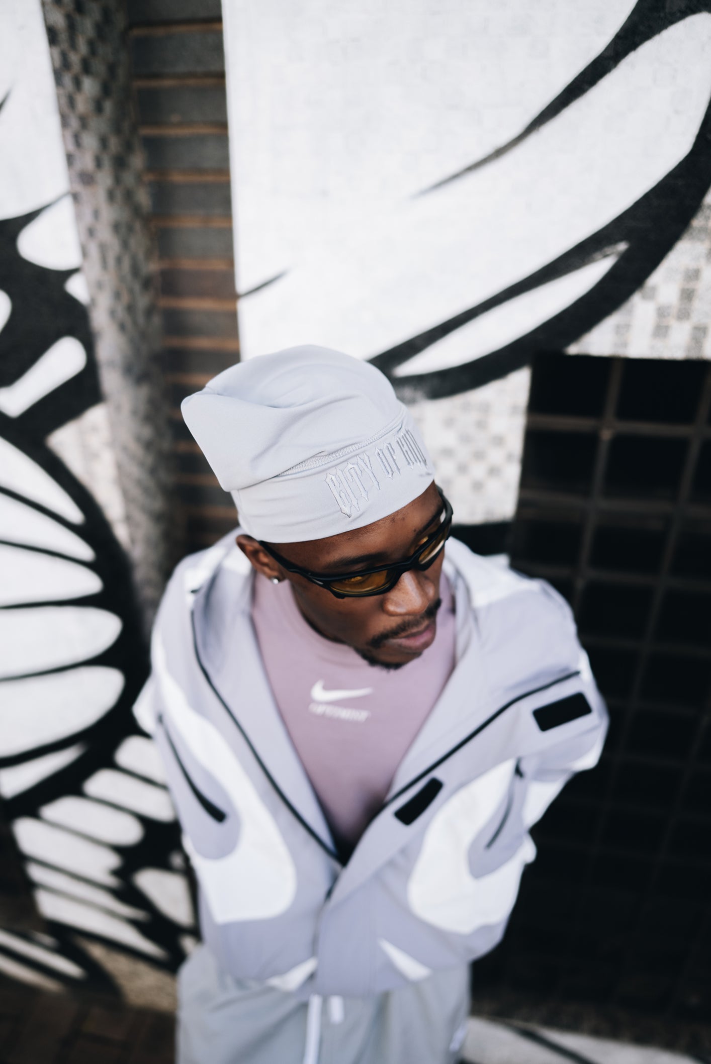HEAVENS COG GREY SKULL CAP