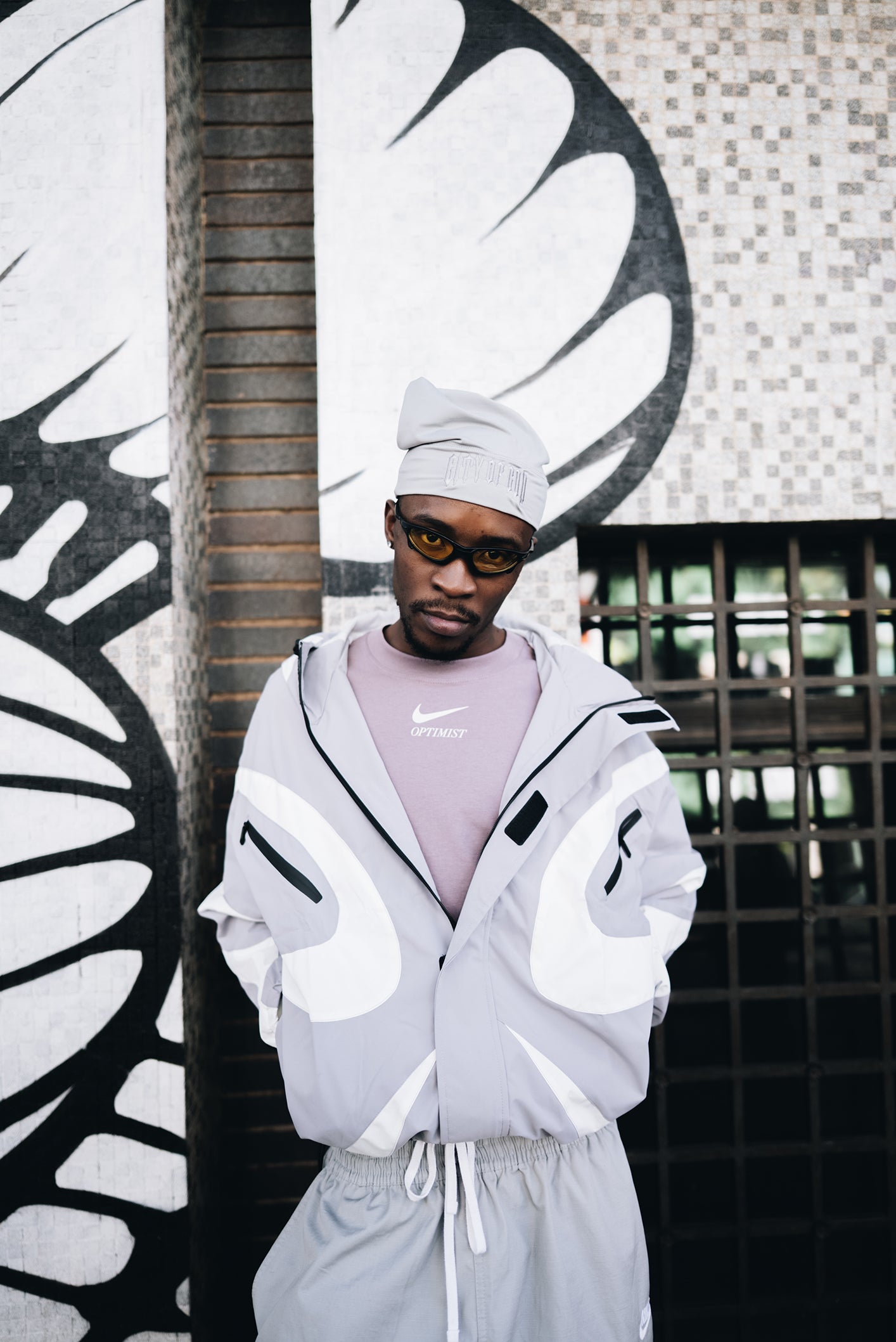 HEAVENS COG GREY SKULL CAP